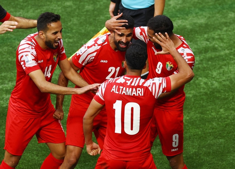 Không thể giấu niềm vui, Jordan sẵn sàng chinh chiến tại tứ kết Asian Cup 2023