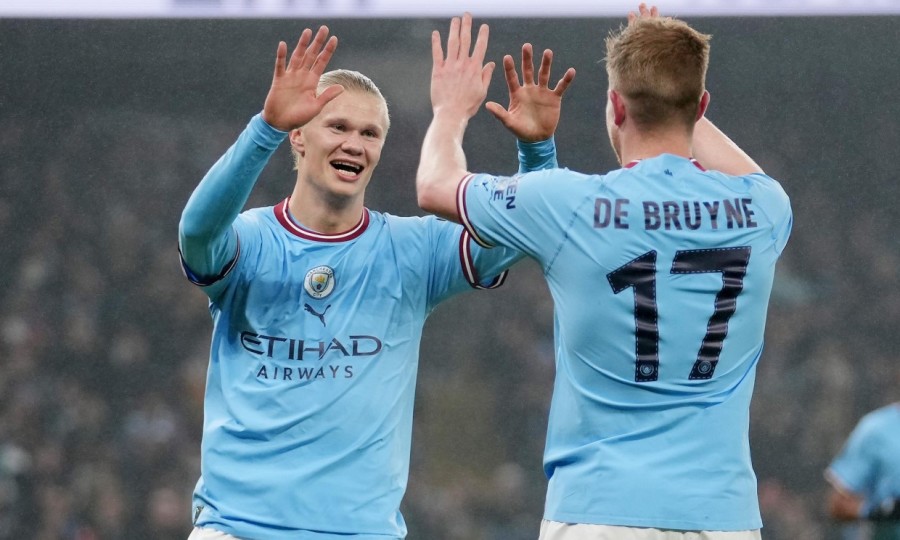 Haaland và De Bruyne